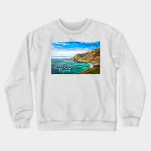 Pacific Coast Highway at Big Creek Bridge Crewneck Sweatshirt